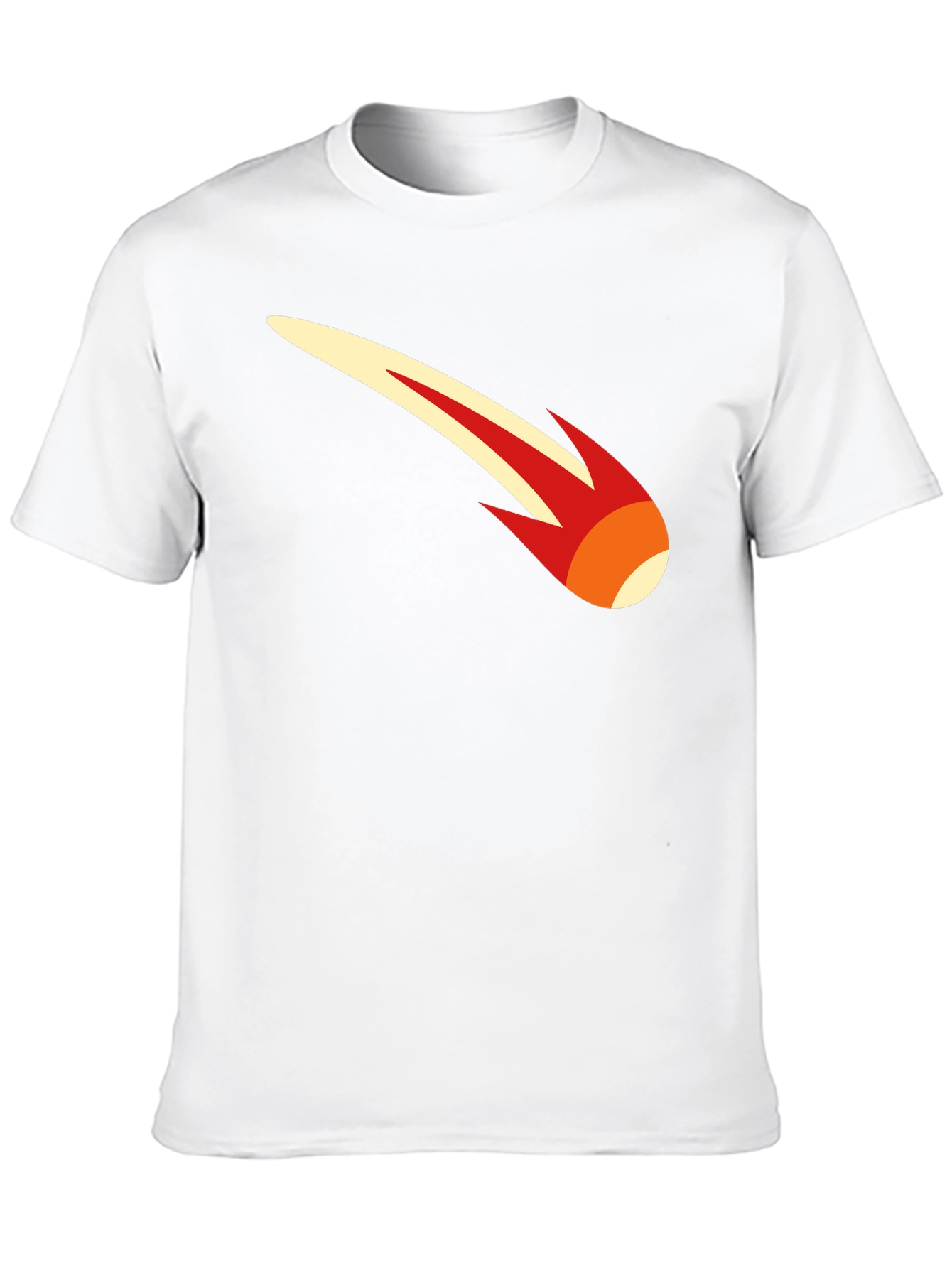 Retro Comet Graphic T-Shirt - Black