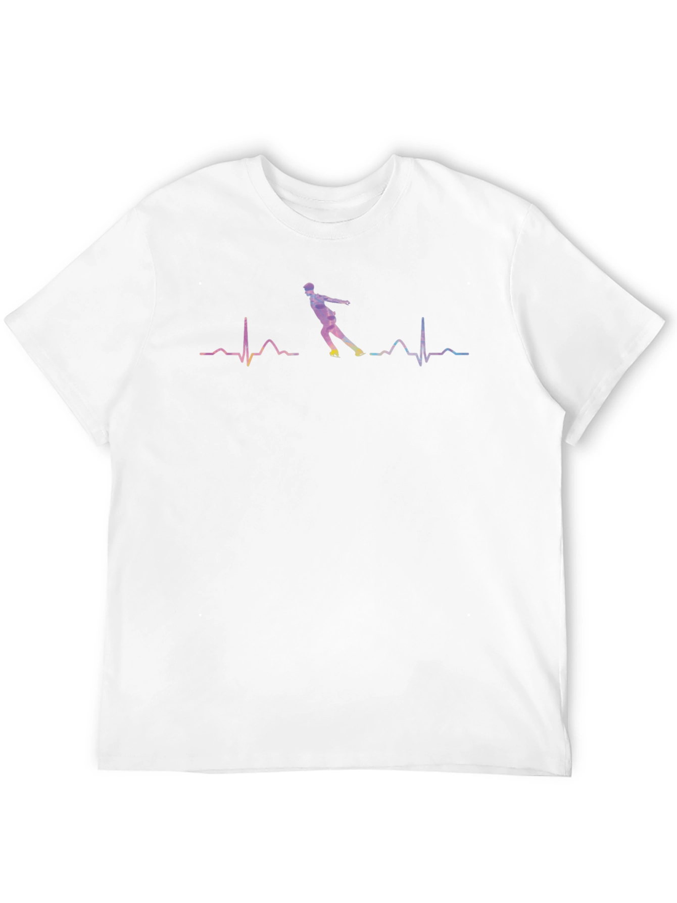 Skating Heartbeat Tee - Stylish Comfort
