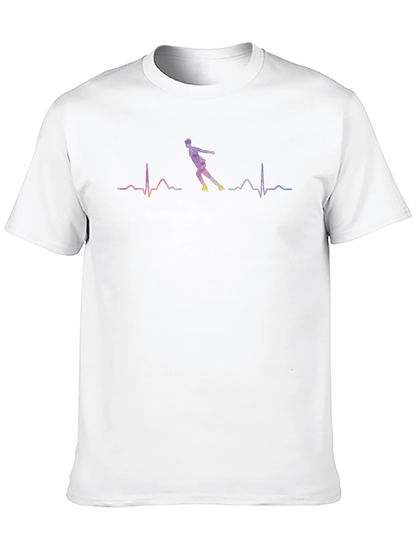 Skating Heartbeat Tee - Stylish Comfort