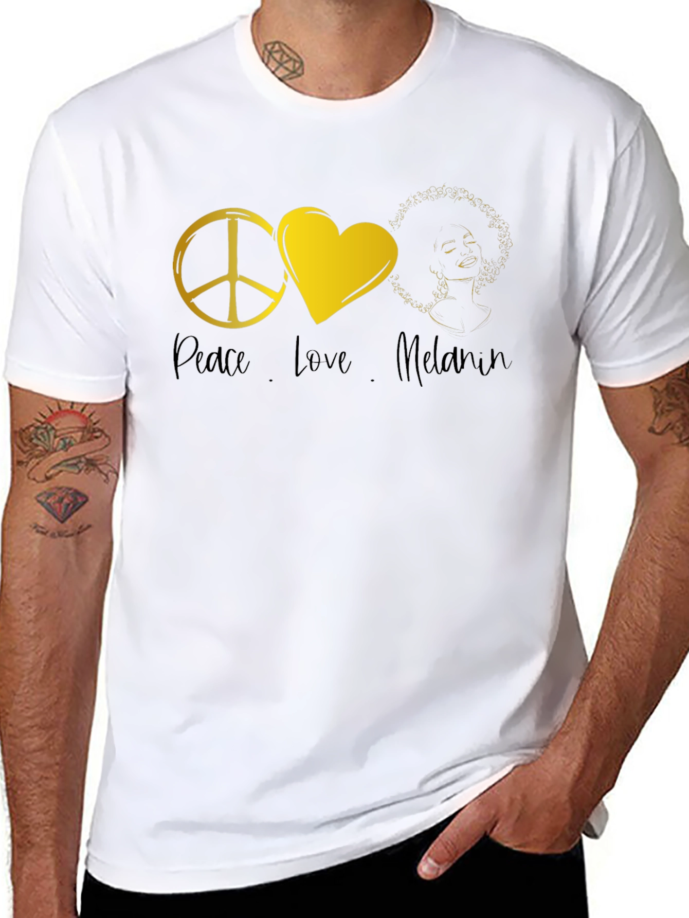 Peace Love Melanin T-Shirt