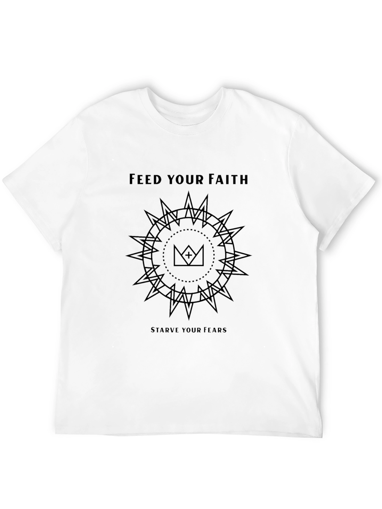 Faith Over Fear Graphic Tee - Black