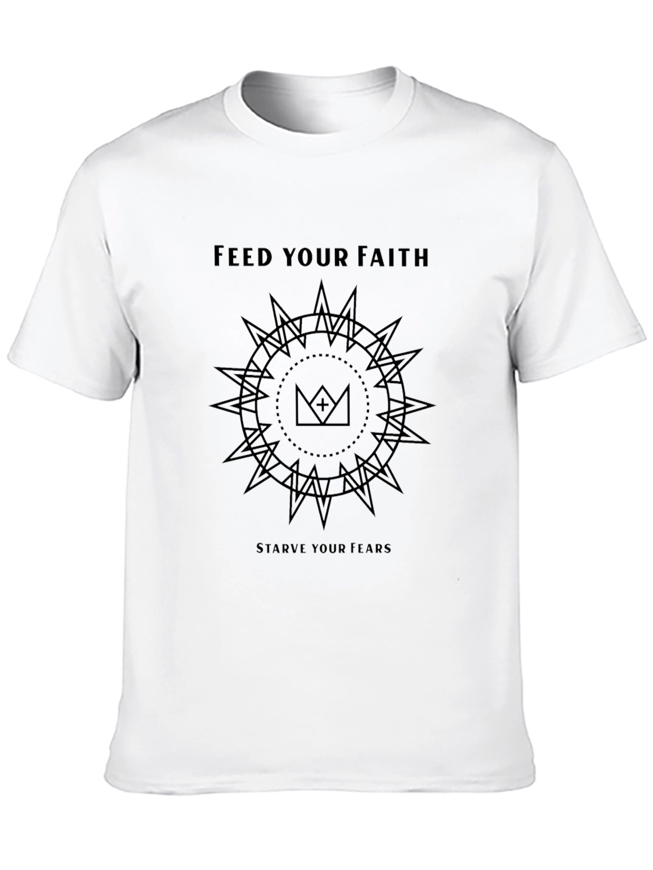 Faith Over Fear Graphic Tee - Black