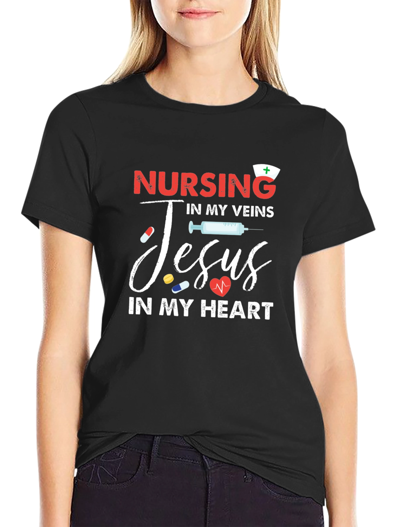 Nursing in My Veins T-Shirt