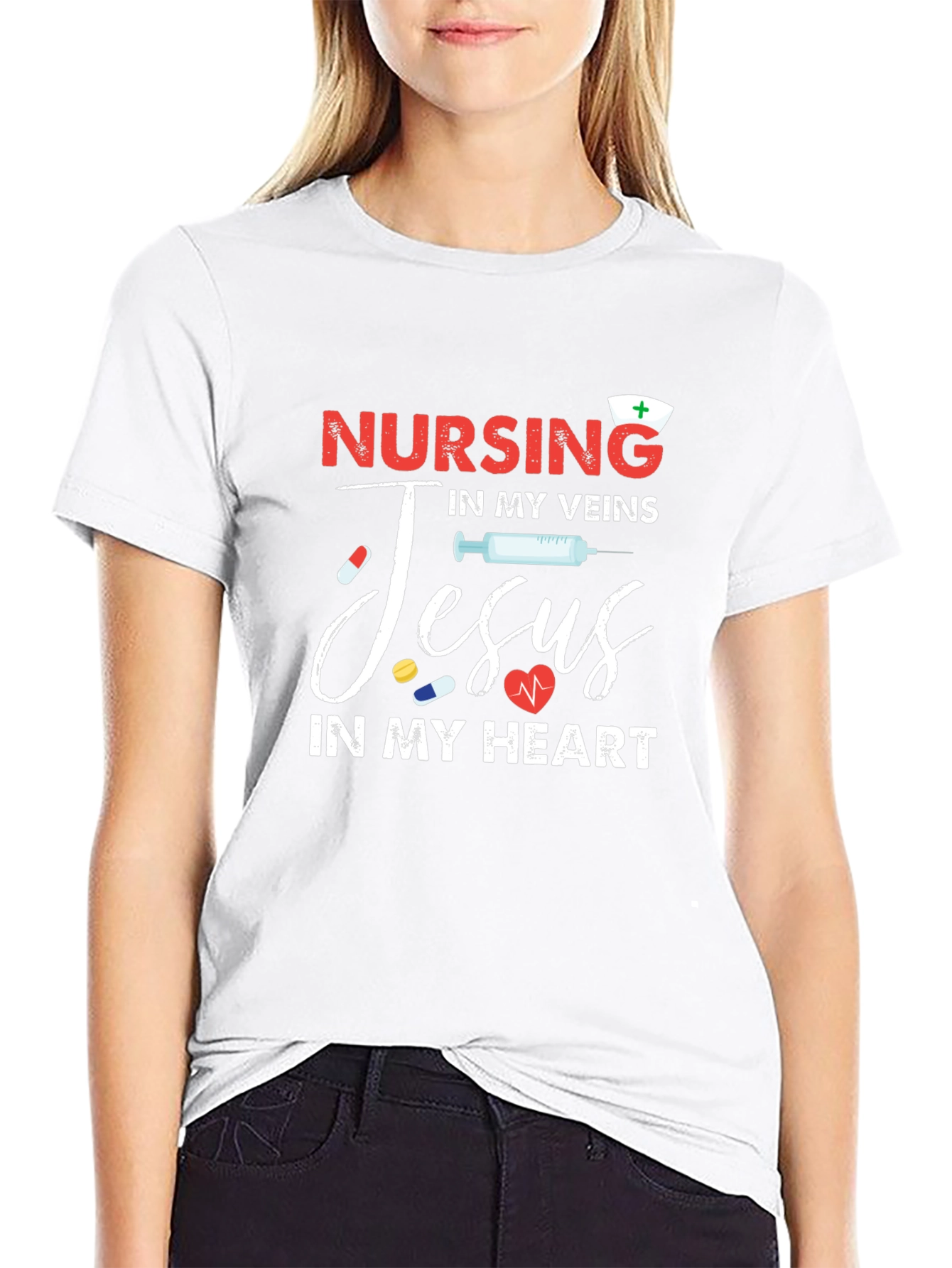 Nursing in My Veins T-Shirt