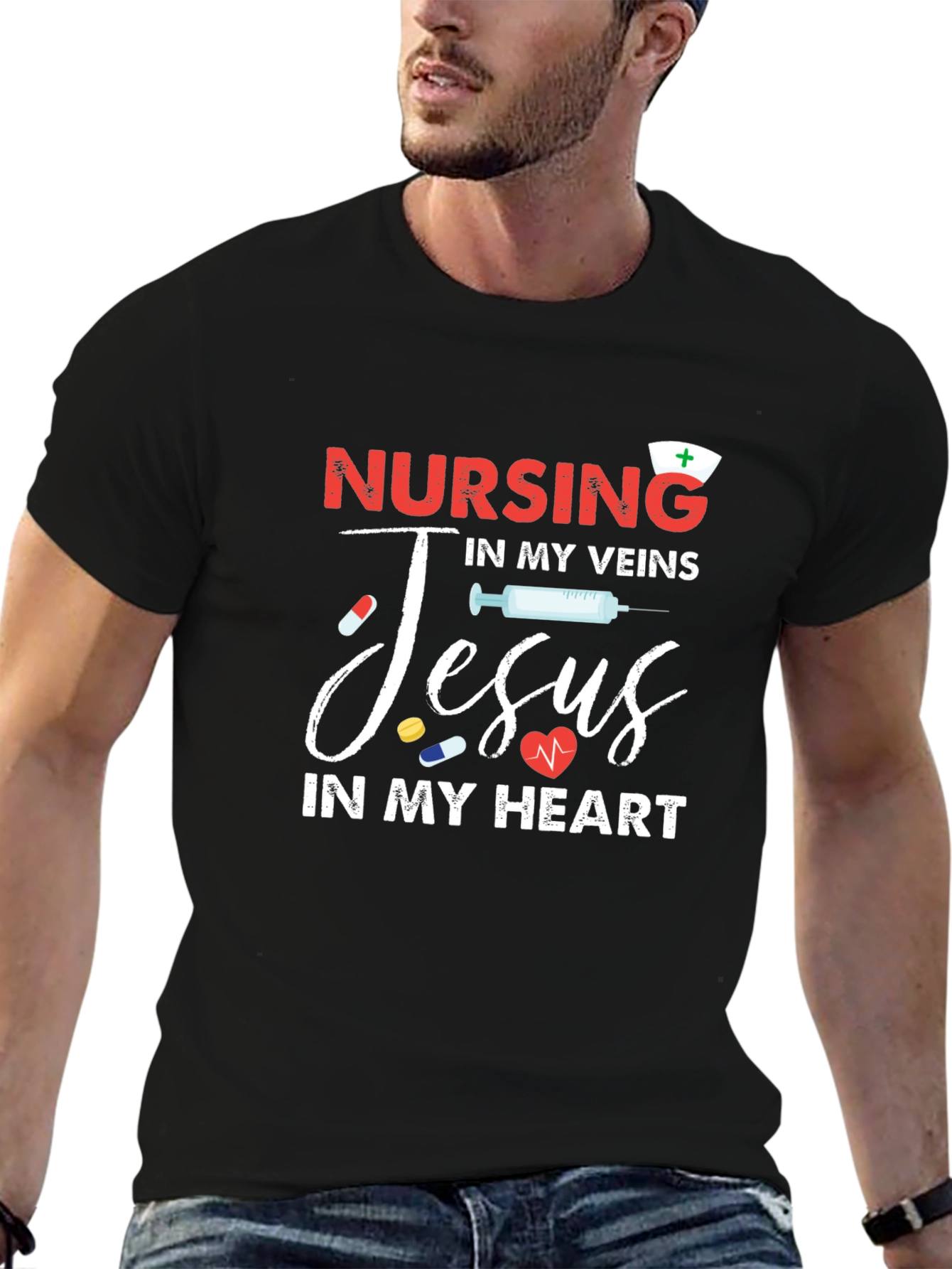 Nursing in My Veins T-Shirt