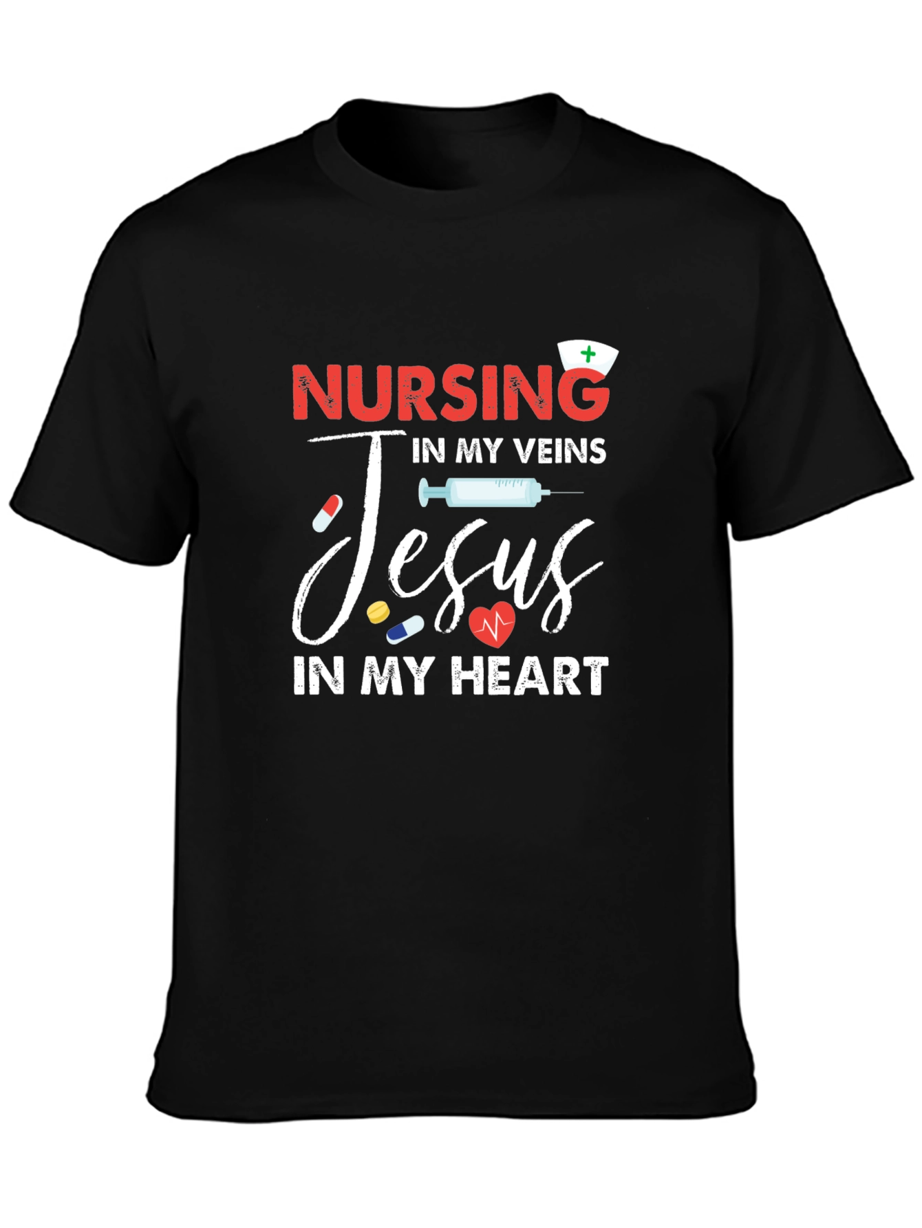 Nursing in My Veins T-Shirt