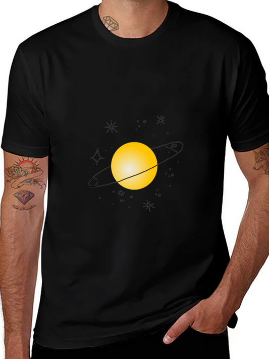 Planet Graphic Black T-Shirt