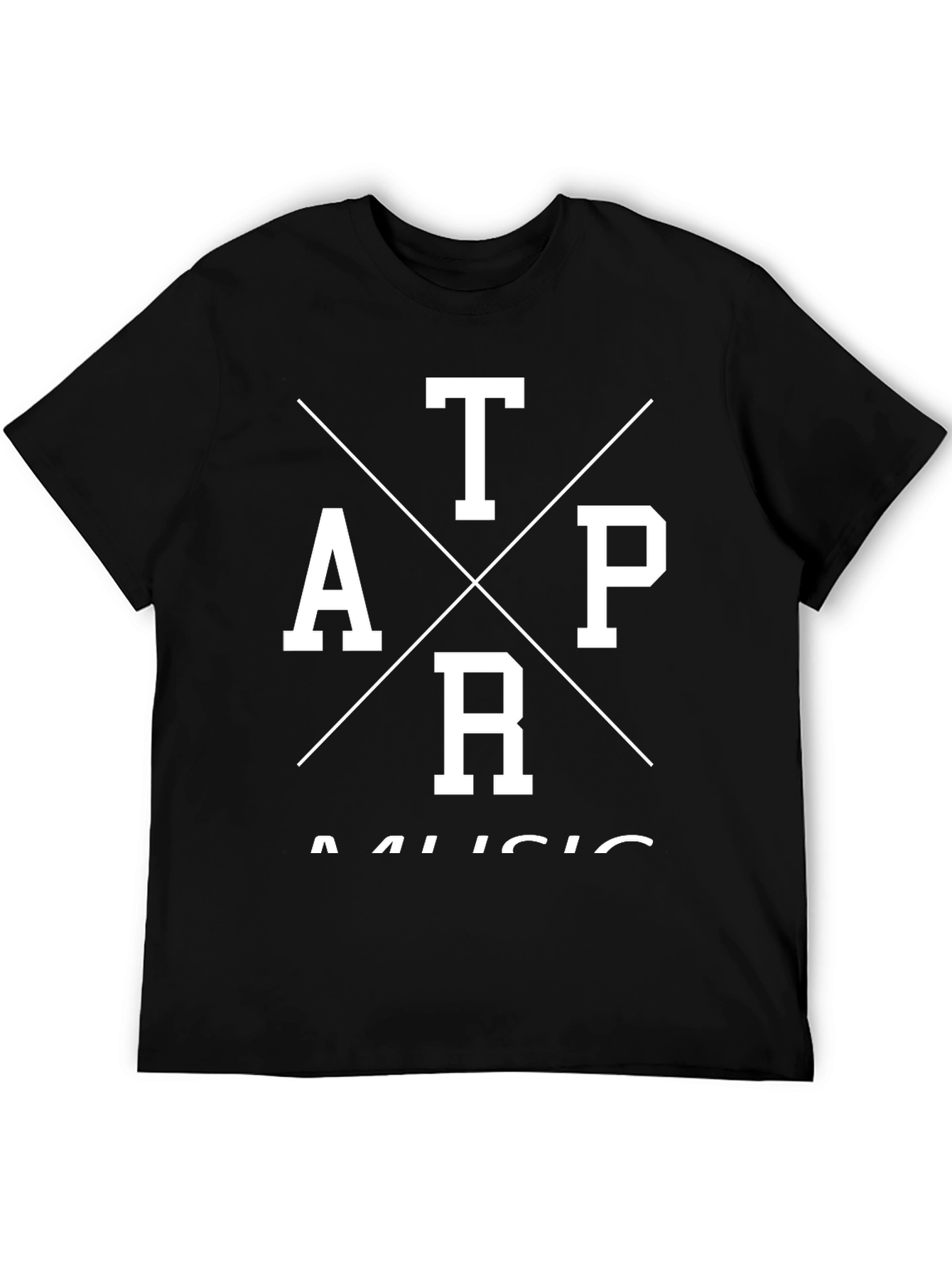 TAPR Music Graphic Tee - Mens Black T-Shirt