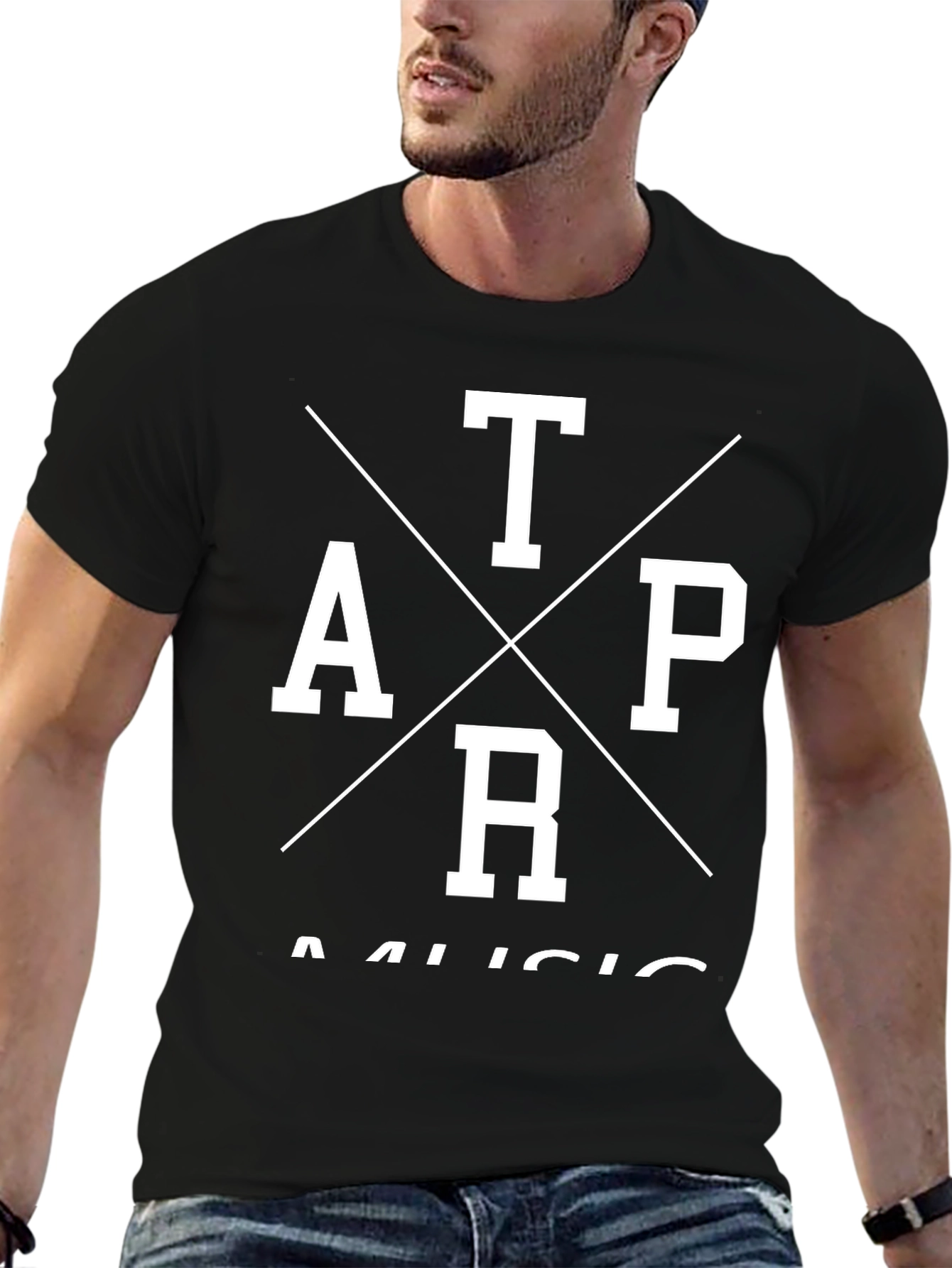 TAPR Music Graphic Tee - Mens Black T-Shirt