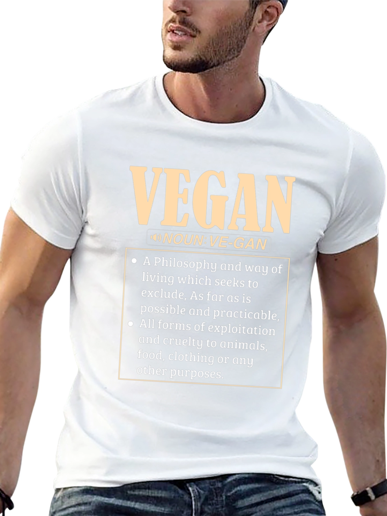 Vegan Definition T-Shirt - Ethical Lifestyle Tee
