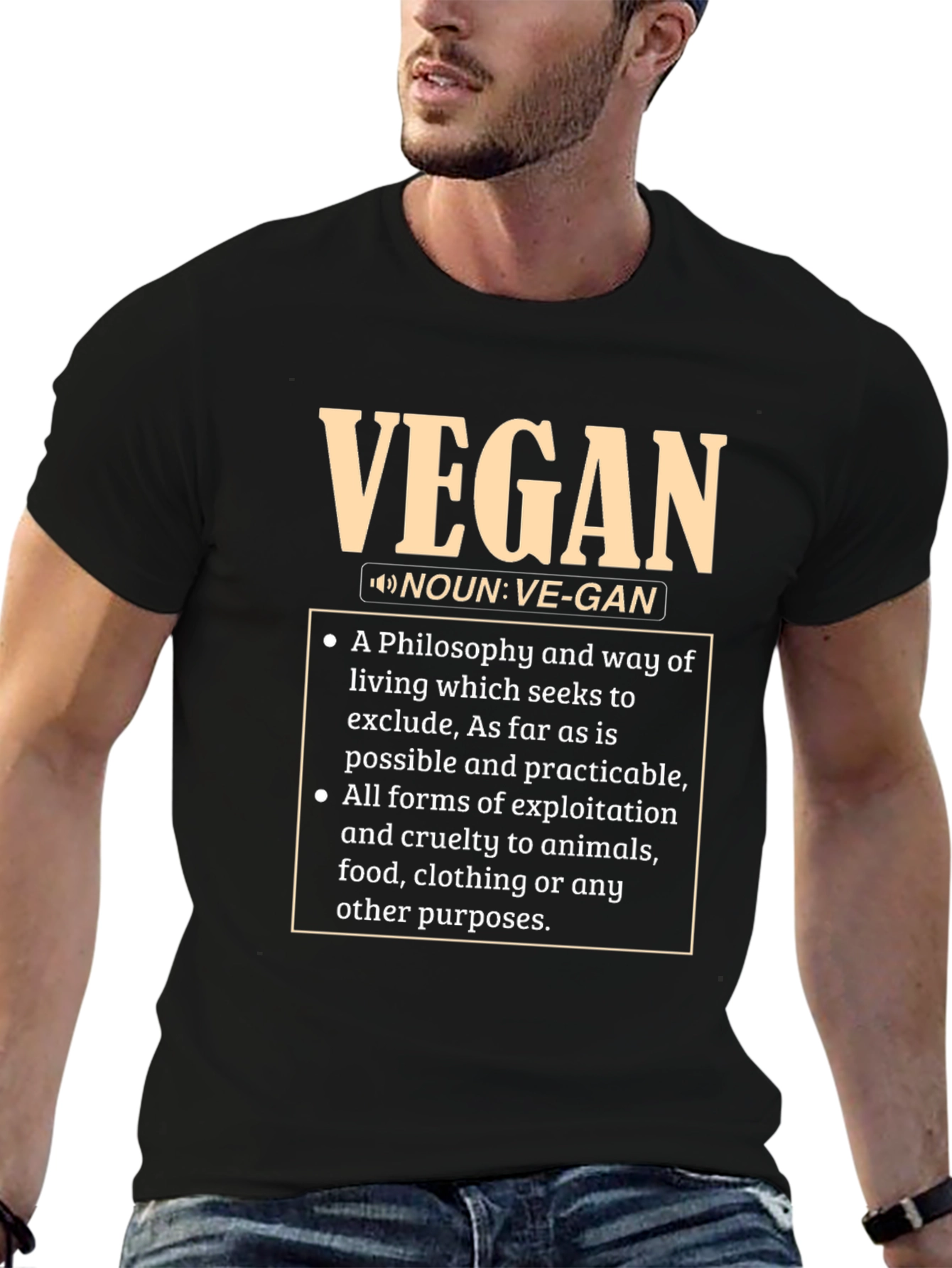 Vegan Definition T-Shirt - Ethical Lifestyle Tee
