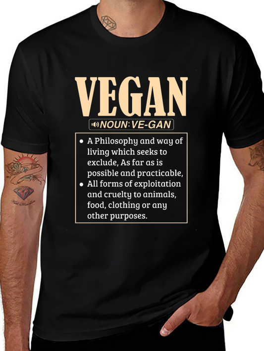 Vegan Definition T-Shirt - Ethical Lifestyle Tee