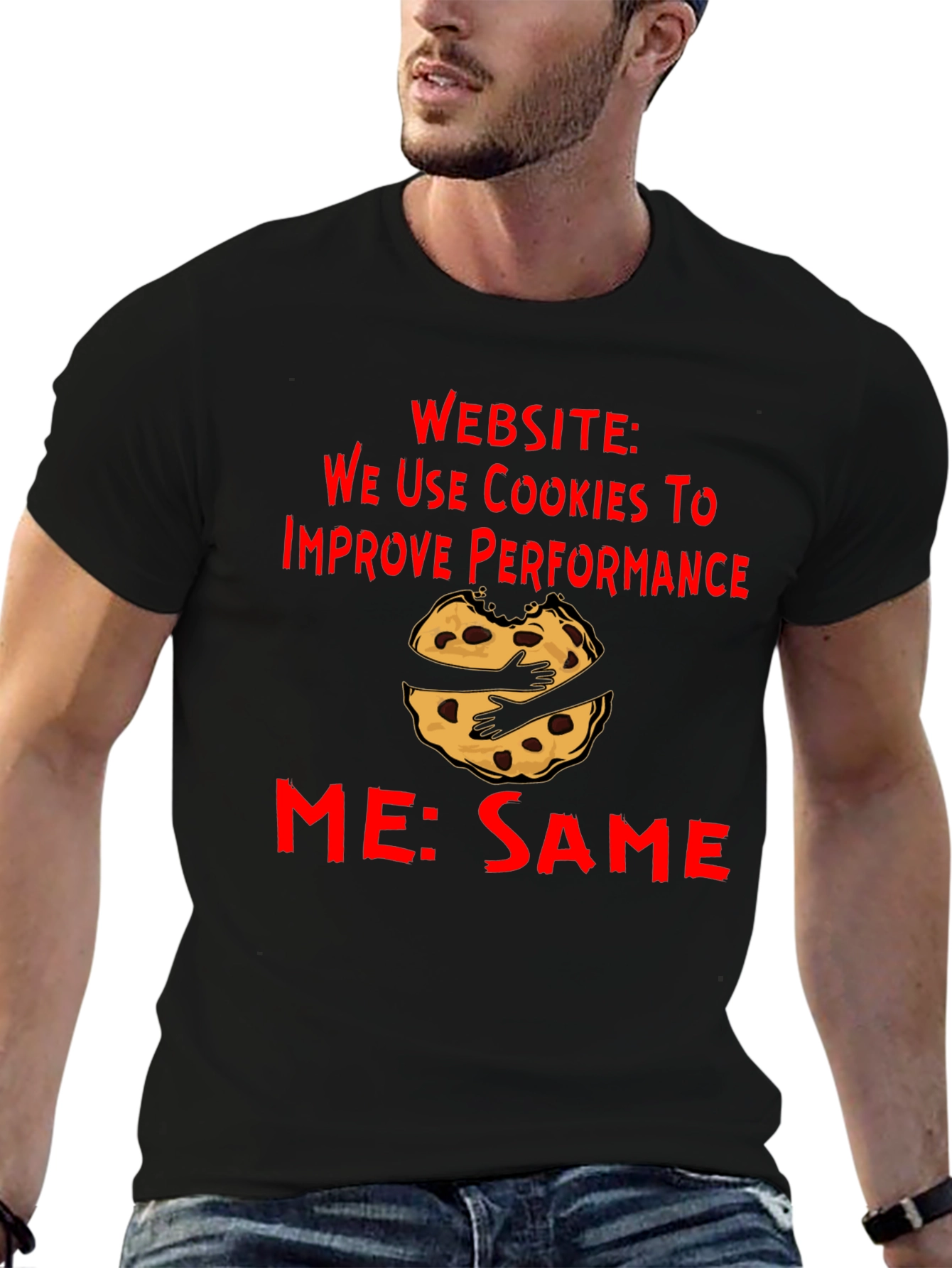 Cookie Lover T-Shirt - Funny Graphic Tee