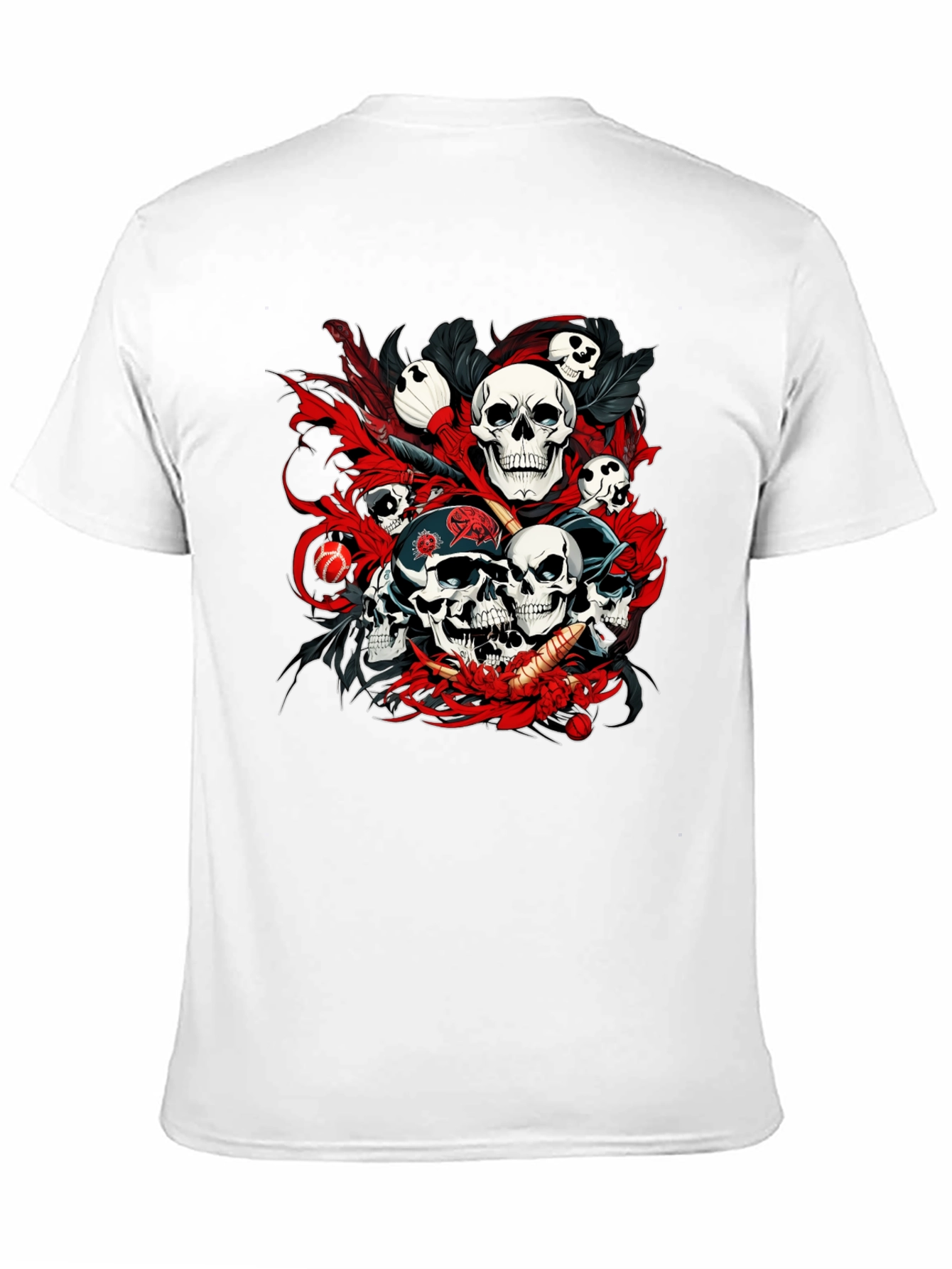 Skull Graphic T-Shirt - Edgy Style