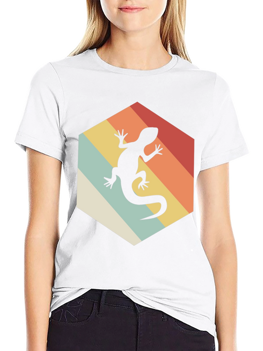 Retro Lizard Tee - Vintage Style Reptile Graphic T-Shirt