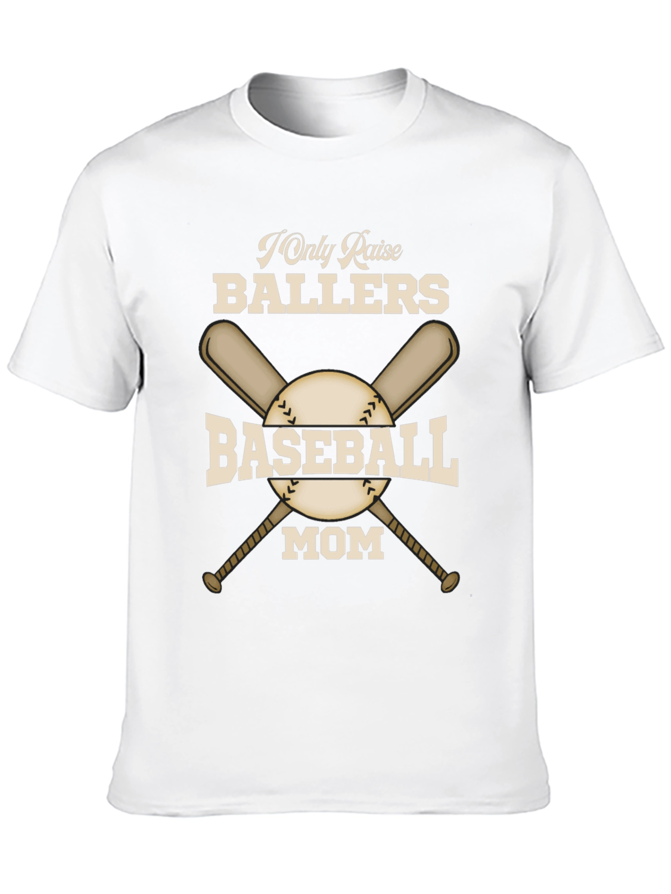 Baseball Mom T-Shirt - Raise Ballers
