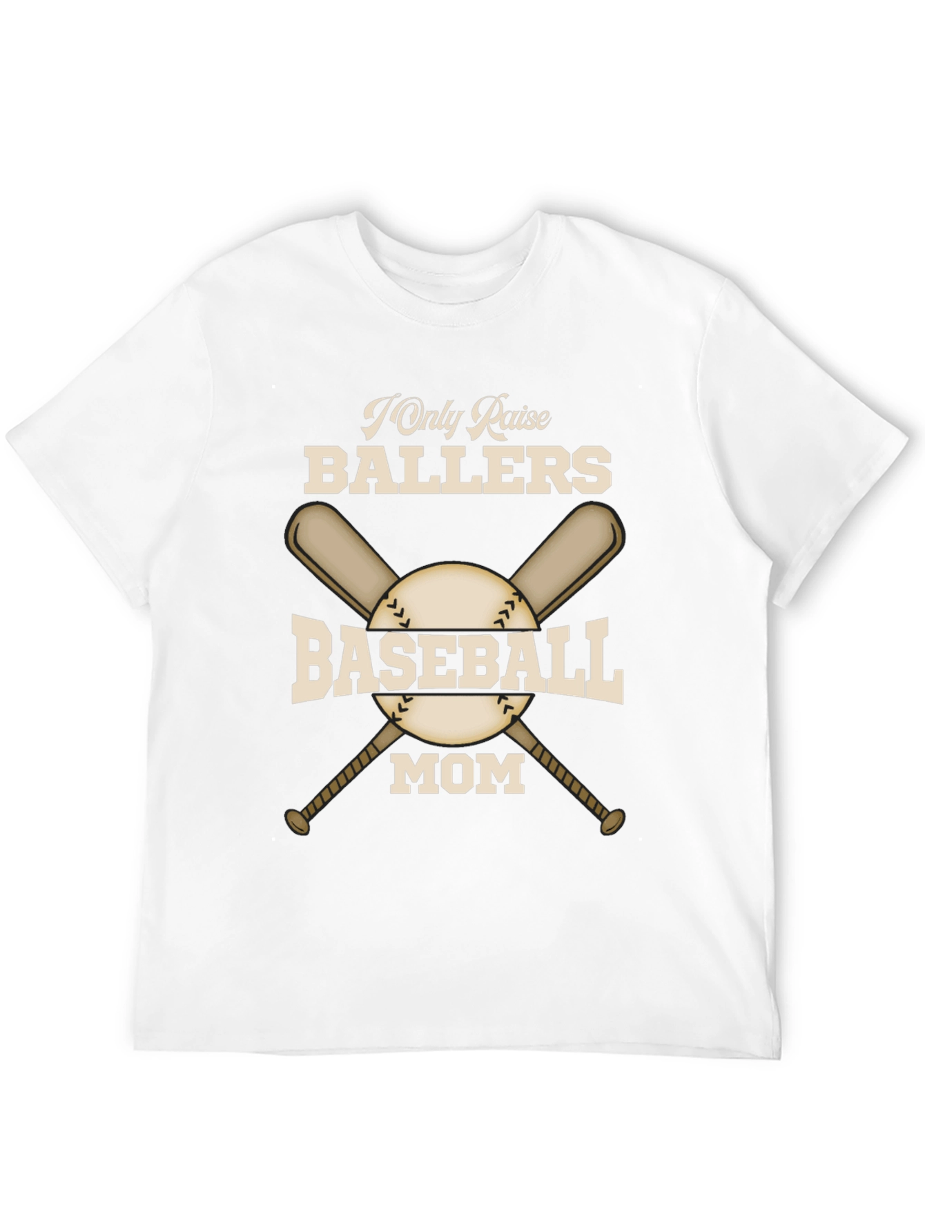 Baseball Mom T-Shirt - Raise Ballers