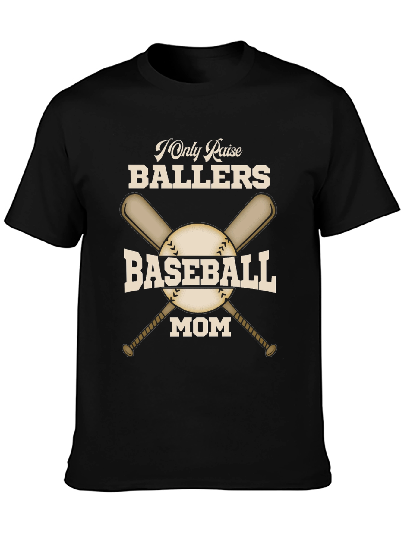 Baseball Mom T-Shirt - Raise Ballers